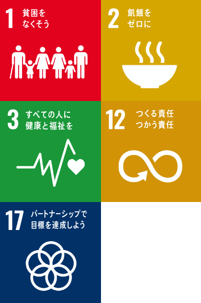 「食」に関わる企業の責務として、2025年までにフードロスを50%削減